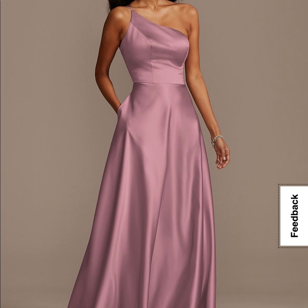 David’s Bridal Bridesmaid Dress in Quartz